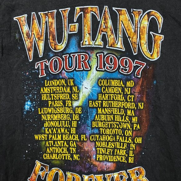 Wu-Tang Clan Wu-Tang Forever Tour 1997 Hip-Hop T-Shirt Small - Picture 2 of 5